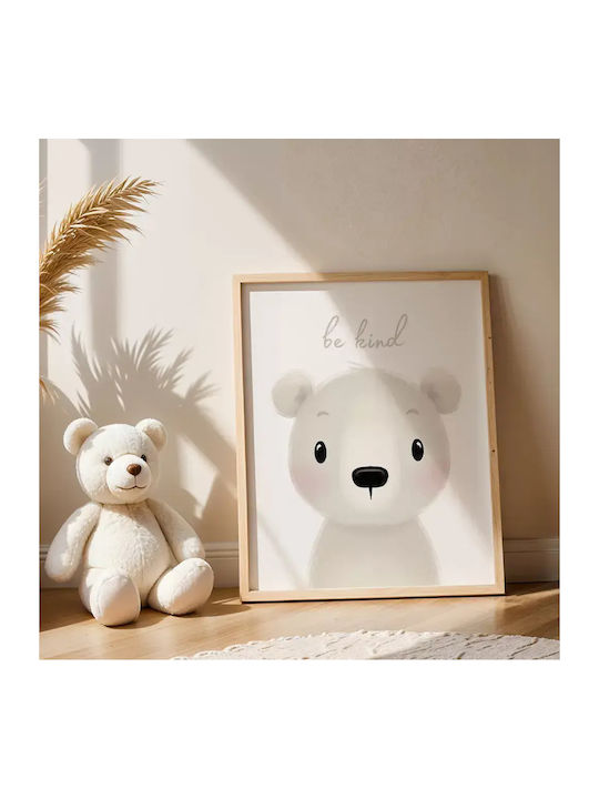 Детски Плакат Мече 50x40см