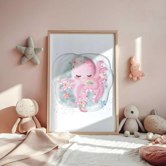 Детски Плакат Little Octopus 50x40см
