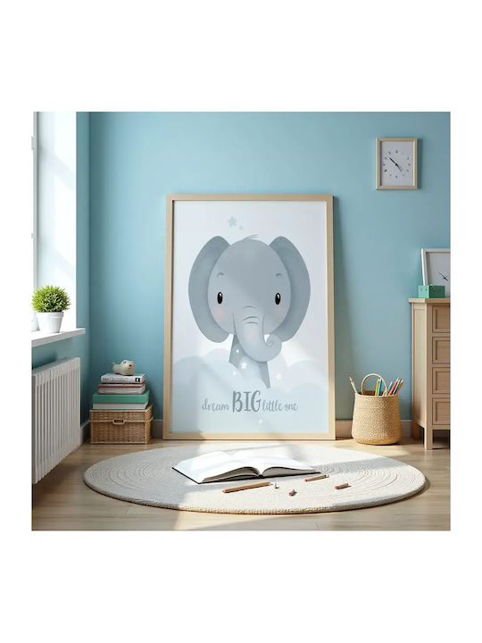 Kids Poster Elephant 50x40cm