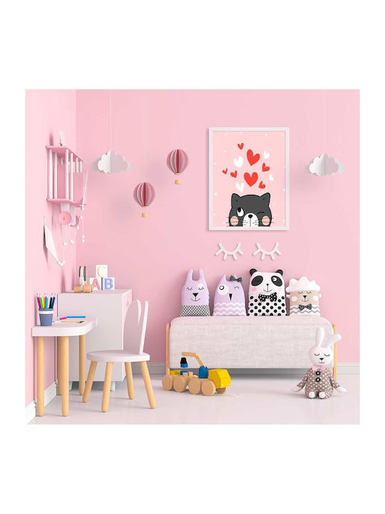 Kids Poster Cat Love 50x40cm