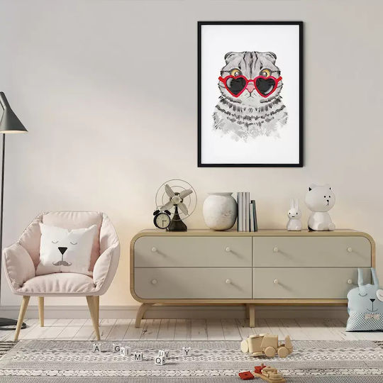 Poster pentru Copii Pisică 50x40 cm