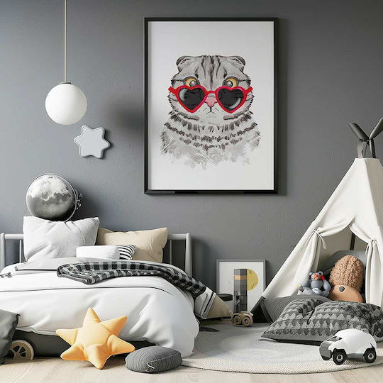 Poster pentru Copii Pisică 50x40 cm