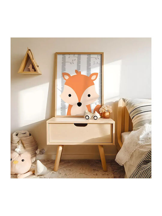 Kids Poster Fox Cub 50x40cm