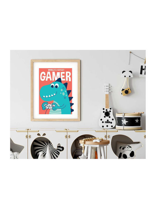 Kinderposter Worlds Cutest Gamer 50x40cm