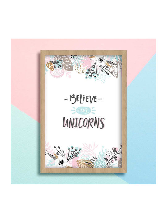 Детски Плакат Unicorns 50x40см