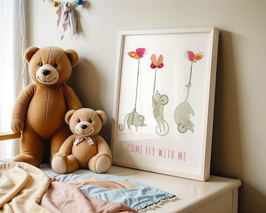 Postere Pentru Copii Little Mice 50x40 cm
