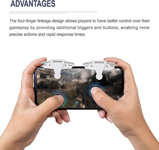 External White Gaming Keys X1