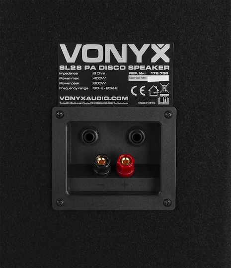 Vonyx SL28 Passive PA Speaker 800W with 8" Woofer