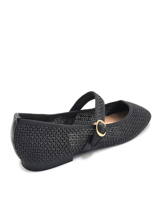 Women's Ballerina Shoes in Black Colour