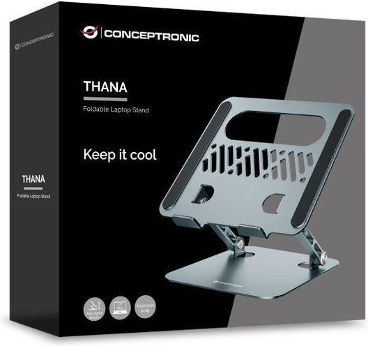 Conceptronic Stand for Laptop up to 17" Gray THANA10G