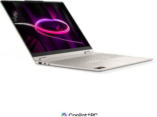Lenovo Yoga 7 2-in-1 16AGP11 16" OLED FHD+ Touchscreen (Ryzen AI 300 Series-445/24GB/1TB SSD/W11 Home) Seashell (International English Keyboard)