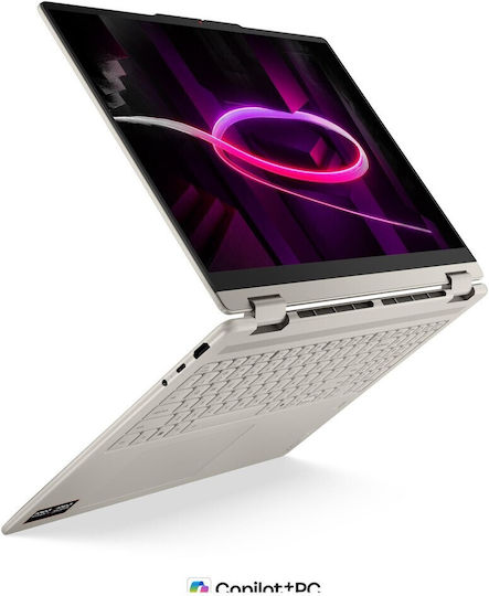 Lenovo Yoga 7 2-in-1 16AGP11 16" OLED FHD+ Touchscreen (Ryzen AI 300 Series-445/24GB/1TB SSD/W11 Home) Seashell (International English Keyboard)