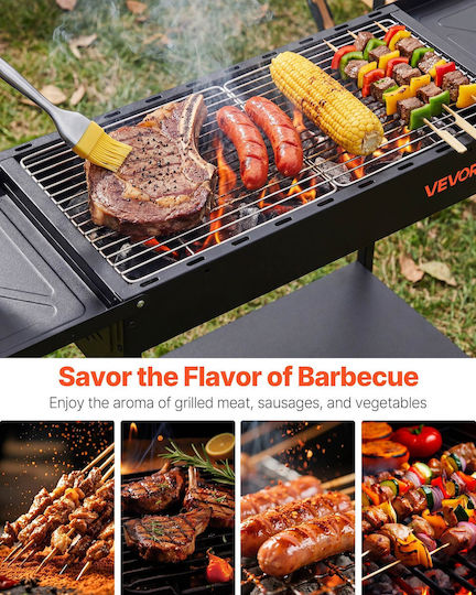Vevor Tragbare Holzkohlegrill 75x75cm
