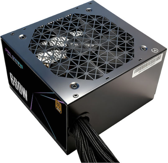 ProGaming 650W Schwarzes Netzkabel Voll Verkabelt 80 Plus Bronze (PG650W80BR)