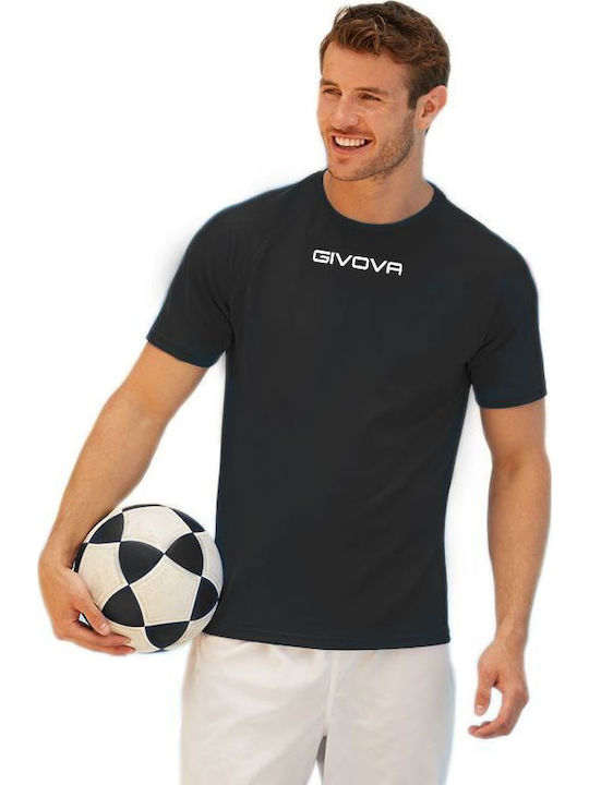 Sportliches Herrenbluse T-Shirt Schwarz