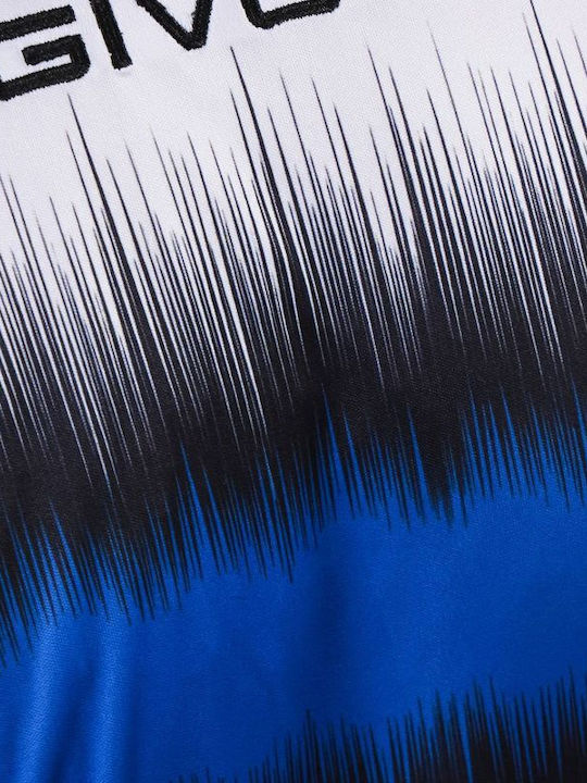 Αθλητικό T-shirt White/black/blue