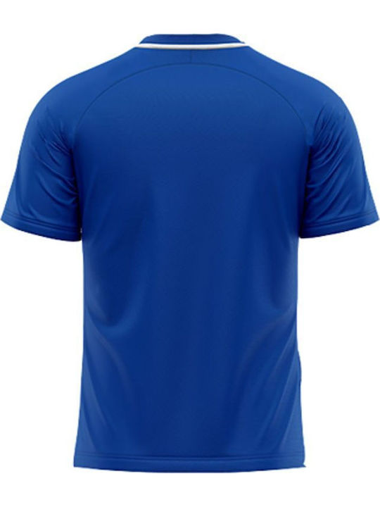 Sportliches T-Shirt Weiß/Blau