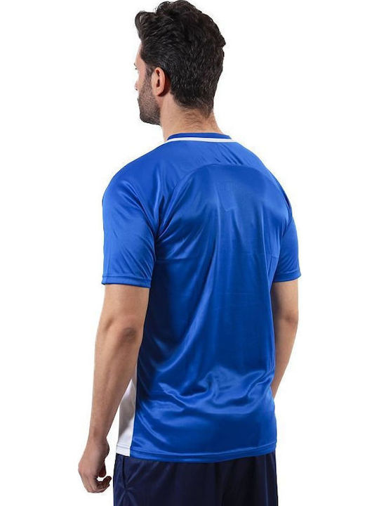 Sportliches T-Shirt Weiß/Blau