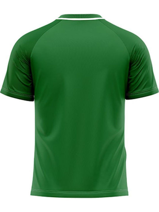 Athletic T-shirt White/Green