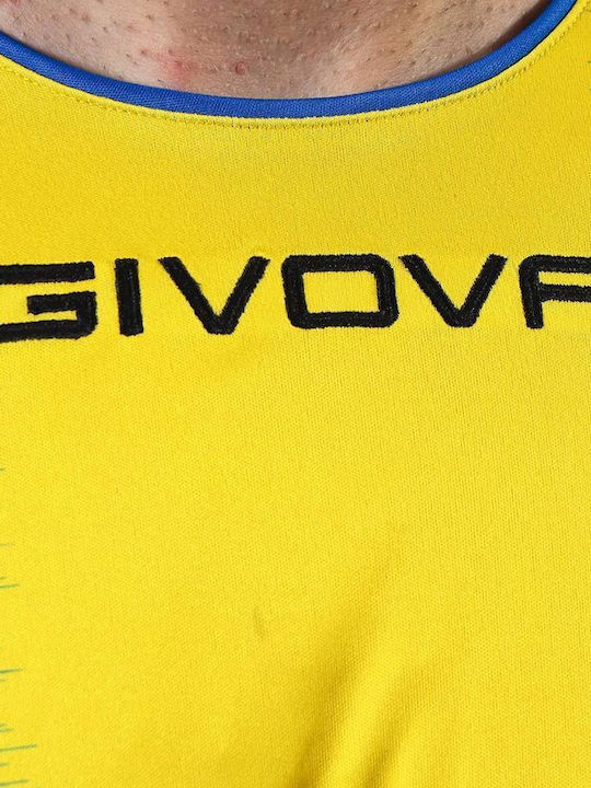 Athletic T-shirt Blue/Yellow