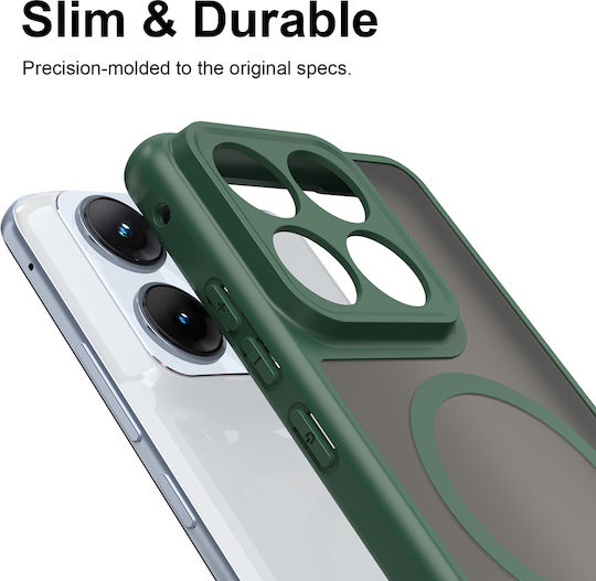 Techsuit Back Cover Plastic Green (Motorola Edge 70)