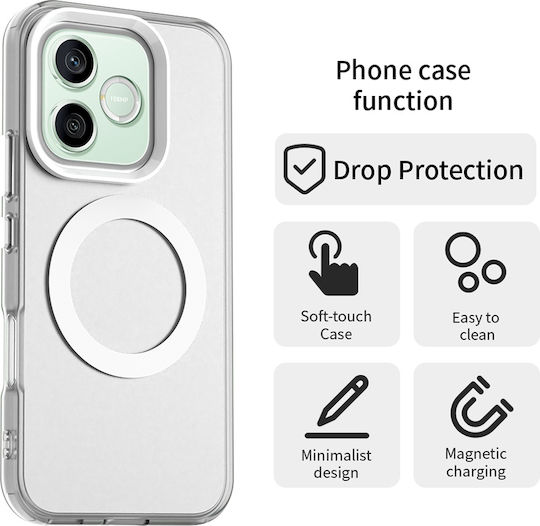 Techsuit Bumper Din Plastic/Silicon Alb Honor 600 Lite