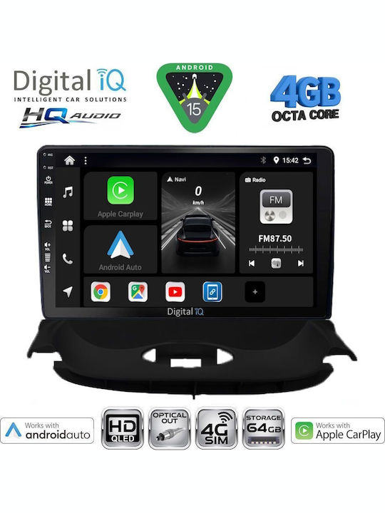 Digital IQ Car Audio System for Opel Corsa Tigra 2000-2006 with Touch Screen 9 inches Digital IQ BXK 19500 CPAA