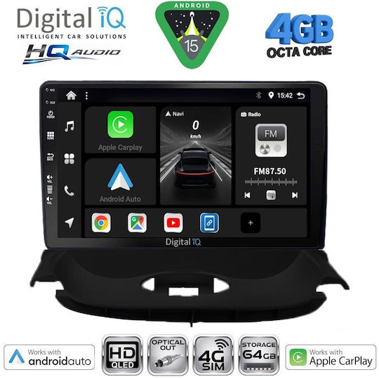 Digital IQ Car Audio System for Opel Corsa Tigra 2000-2006 with Touch Screen 9 inches Digital IQ BXK 19500 CPAA
