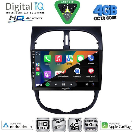 Digital IQ Car Audio System for Opel Corsa Tigra 2000-2006 with Touch Screen 9 inches Digital IQ BXK 19500 CPAA
