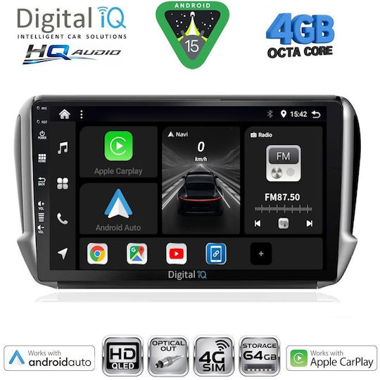 Digital IQ Car Audio System for Opel Corsa Tigra 2000-2006 with Touch Screen 9 inches Digital IQ BXK 19500 CPAA