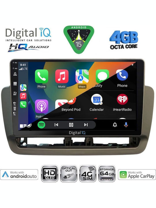 Digital IQ Car Audio System for Seat Ateca 2017 (Bluetooth/USB/WiFi/GPS/Apple CarPlay/Android Auto) with 9" Touch Screen