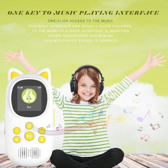 Kalaxio M5 MP3 Player 32GB Yellow