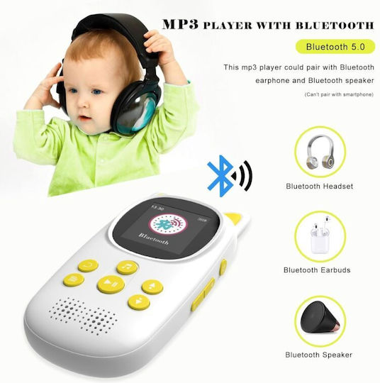 Kalaxio M5 MP3 Player 32GB Yellow