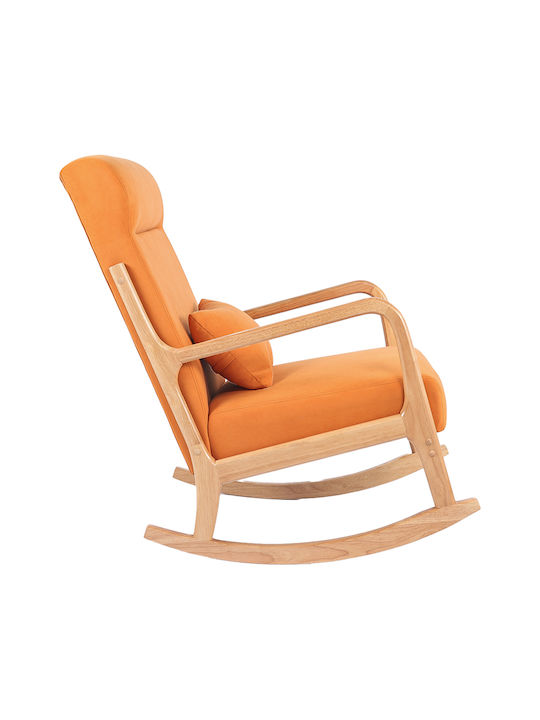 Edeldy Rocking Armchair Orange 102x66x99cm