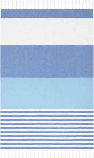 Morena Spain Turquoise Beach Towel with Fringes 100x173cm SM-MATI-26TW-TIRKO