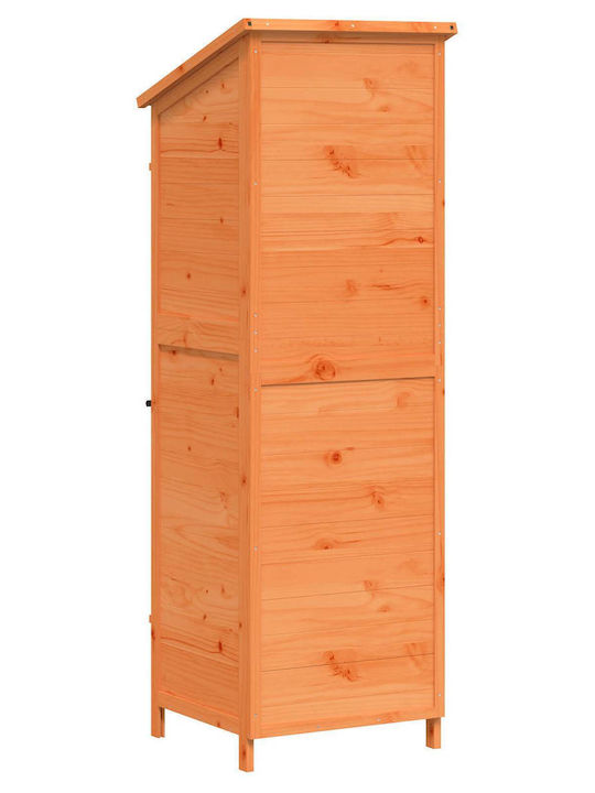 Wooden Garden Shed M0.595xW0.56xH1.765m