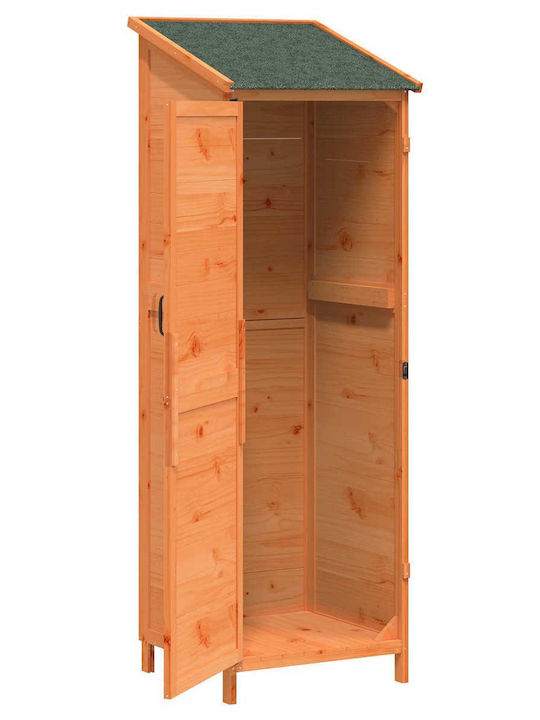 Wooden Garden Shed M0.595xW0.56xH1.765m