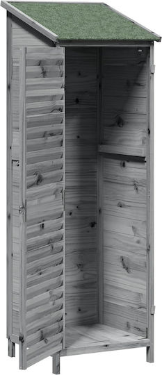 Hölzernes Gartenhaus M0.59xB0.56xH1.76m