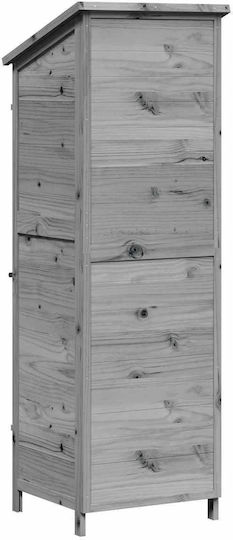 Wooden Garden Shed Length 0.595m Width 0.56m Height 1.765m