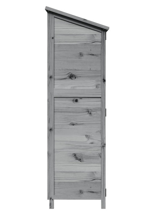 Wooden Garden Shed Length 0.595m Width 0.56m Height 1.765m