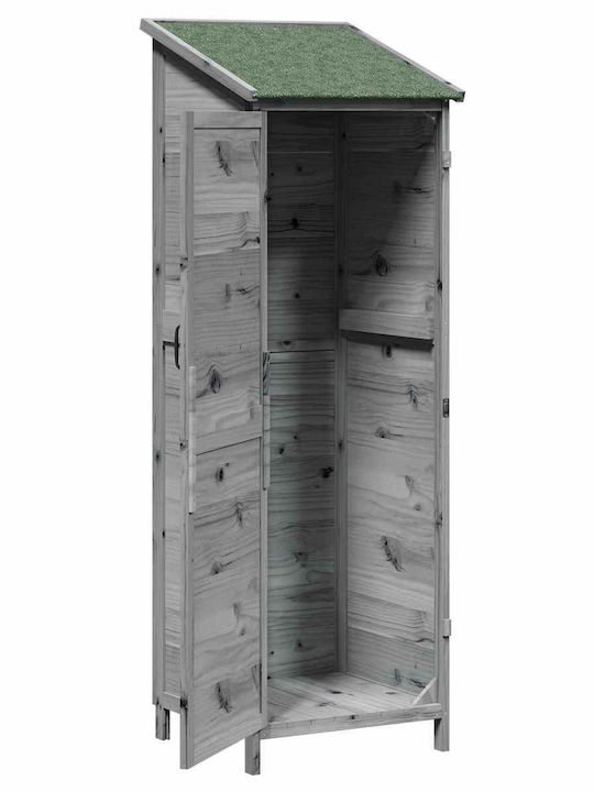 Wooden Garden Shed Length 0.595m Width 0.56m Height 1.765m