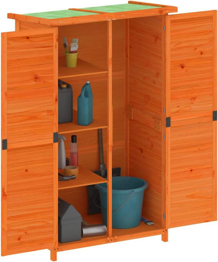 Wooden Garden Shed L0.83xW0.57xH1.4m