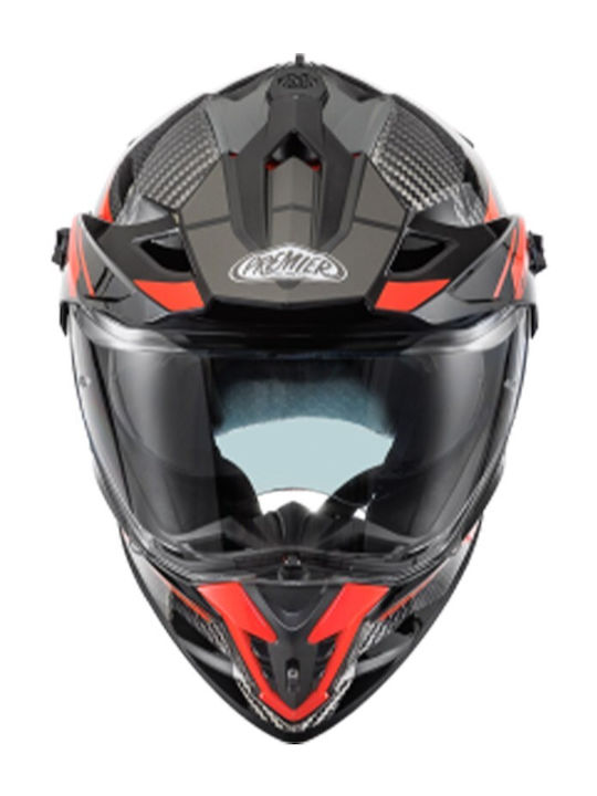 Premier Discovery EA2 Cască Moto On-Off ECE 22.05 1580gr cu Pinlock și Vizieră de Soare