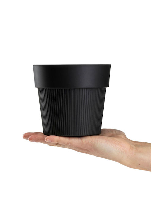 HowHomely Black Flower Pot 12.7cm