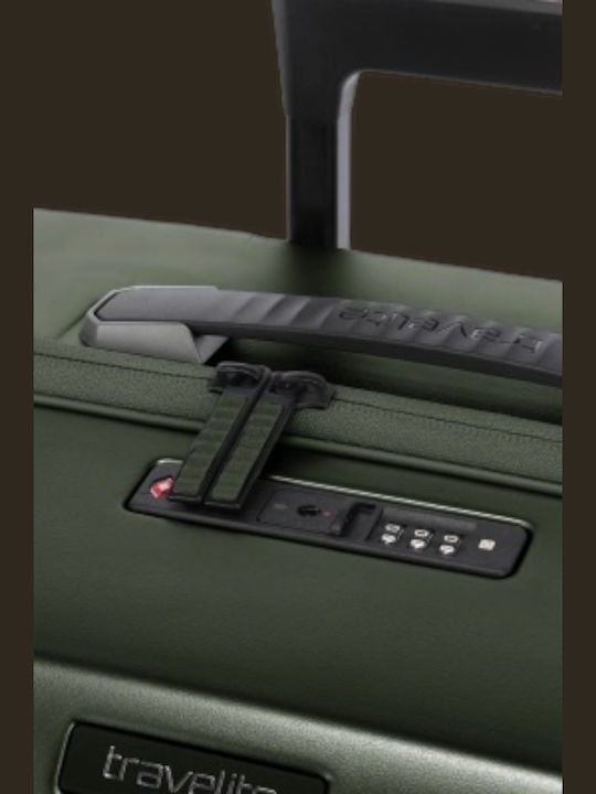 Travelite Cabin Travel Suitcase Pine Green Height 55cm
