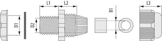 Pawbol Presetup Gray Pg42 Insulators Set 10 Pcs