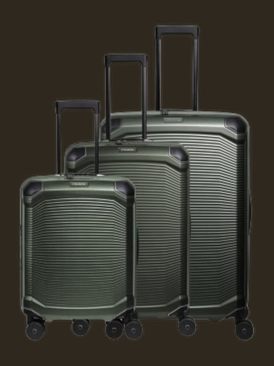 Travelite Suitcases Pine Green Set 3pcs