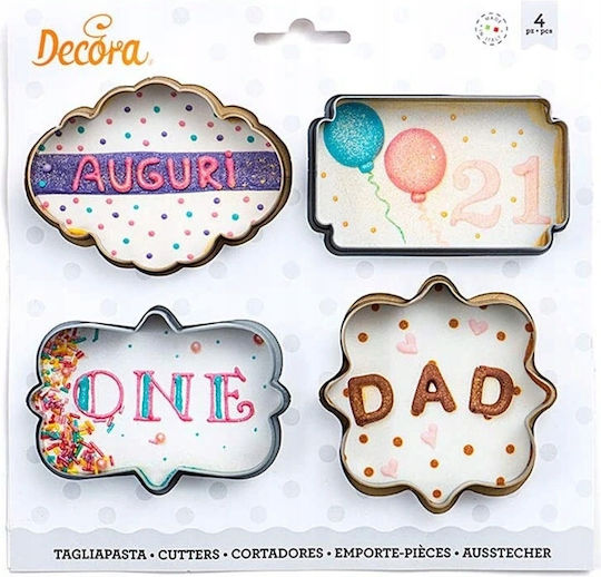 Cookie Cutter Molds Dough Frames 4pcs