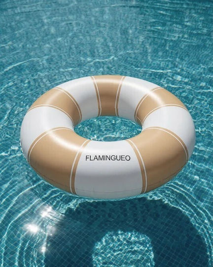 Flamingueo Inflatable Pool Donut Beige 110x110cm