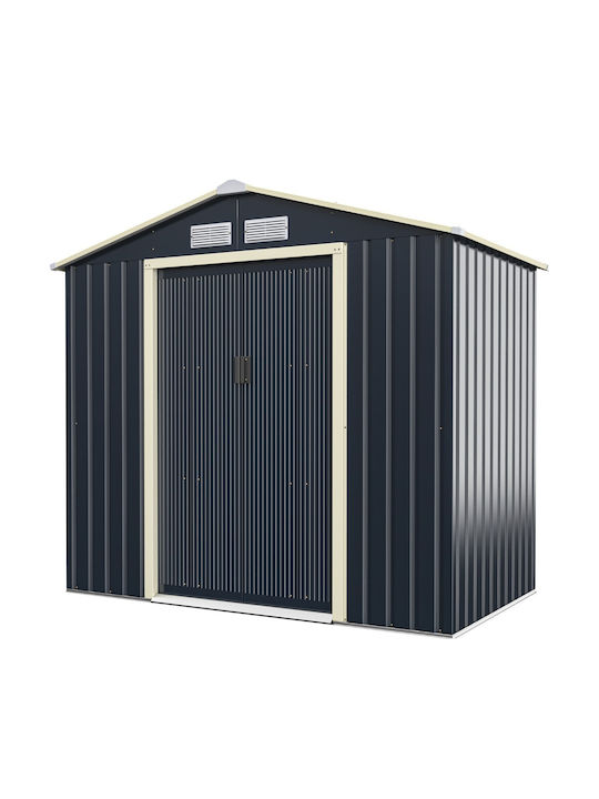 Metallic Garden Shed M2.13xW1.27xH1.95m